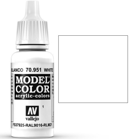 ACRILICOS VALLEJO : BLANCO