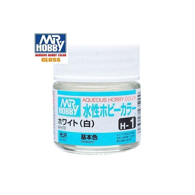 MR HOBBY : BLANCO BRILLO 10 ml Acrilico