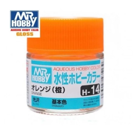 MR HOBBY : NARANJA BRILLO 10 ml Acrilico