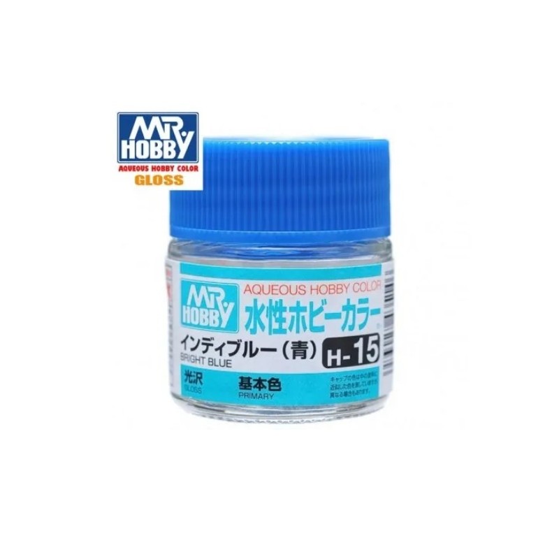 MR HOBBY : AZUL ELECTRICO BRILLO 10 ml Acrilico