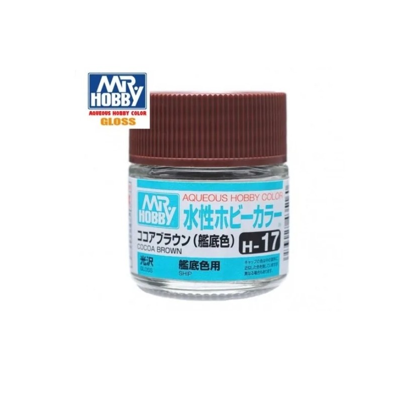 MR HOBBY : MARRON CAOBA  BRILLO 10 ml Acrilico