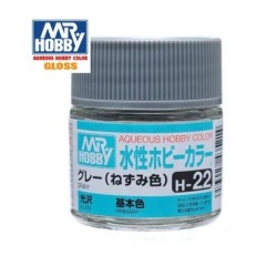 MR HOBBY : GRIS BRILLO 10 ml Acrilico