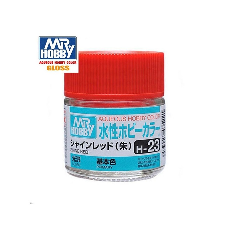MR HOBBY : ROJO BRILLO 10 ml Acrilico