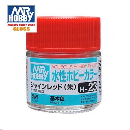 MR HOBBY : ROJO BRILLO 10 ml Acrilico