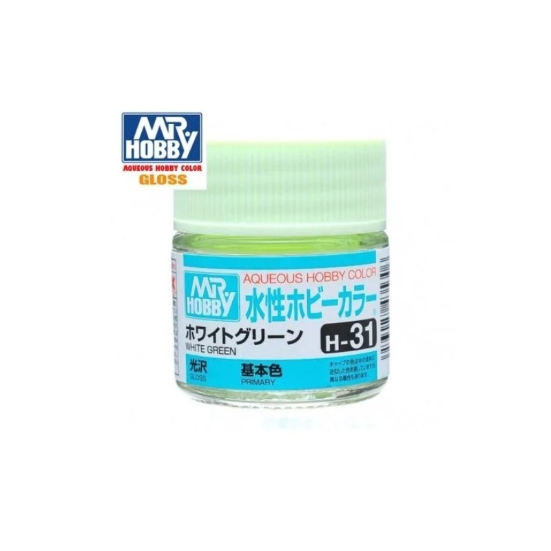 MR HOBBY : BLANCO VERDOSO BRILLO 10 ml Acrilico