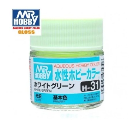 MR HOBBY : BLANCO VERDOSO BRILLO 10 ml Acrilico