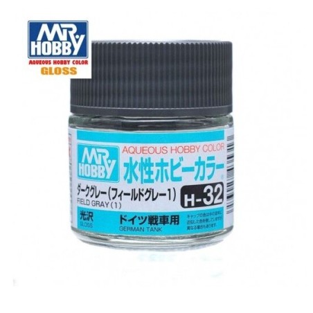 MR HOBBY : VERDE CAMPO BRILLO 10 ml Acrilico