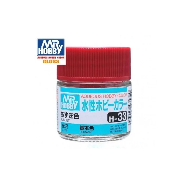 MR HOBBY : MARRON ROJIZO BRILLO 10 ml Acrilico