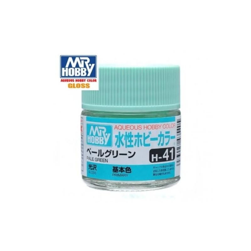 MR HOBBY : VERDE PALIDO BRILLO 10 ml Acrilico