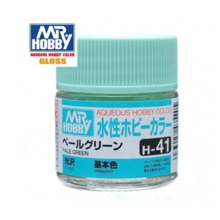 MR HOBBY : VERDE PALIDO BRILLO 10 ml Acrilico
