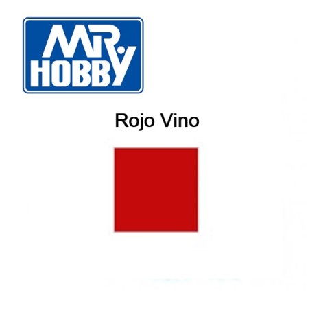 MR HOBBY : ROJO VINO 10 ml Acrilico