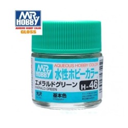 MR HOBBY : VERDE ESMERALDA  BRILLO 10 ml Acrilico