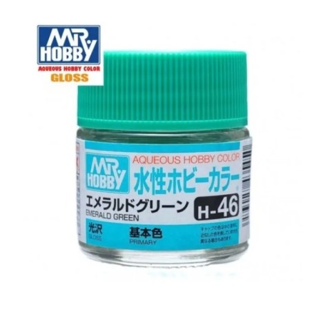 MR HOBBY : VERDE ESMERALDA  BRILLO 10 ml Acrilico