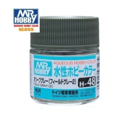 MR HOBBY : GRIS CAMPO  BRILLO 10 ml Acrilico