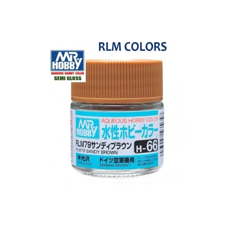MR HOBBY : MARRON ARENA RLM79  10 ml Acrilico