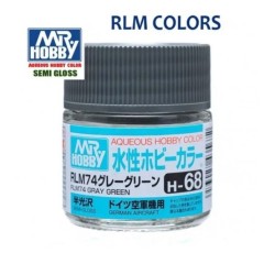 MR HOBBY : GRIS OSCURO  RLM74  10 ml Acrilico