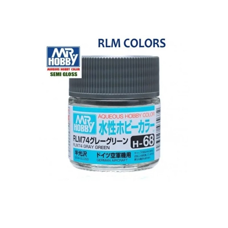 MR HOBBY : GRIS OSCURO  RLM74  10 ml Acrilico