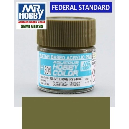 MR HOBBY : GRIS OLIVA UNIFORME MILITAR  FS34087  10 ml Acrilico