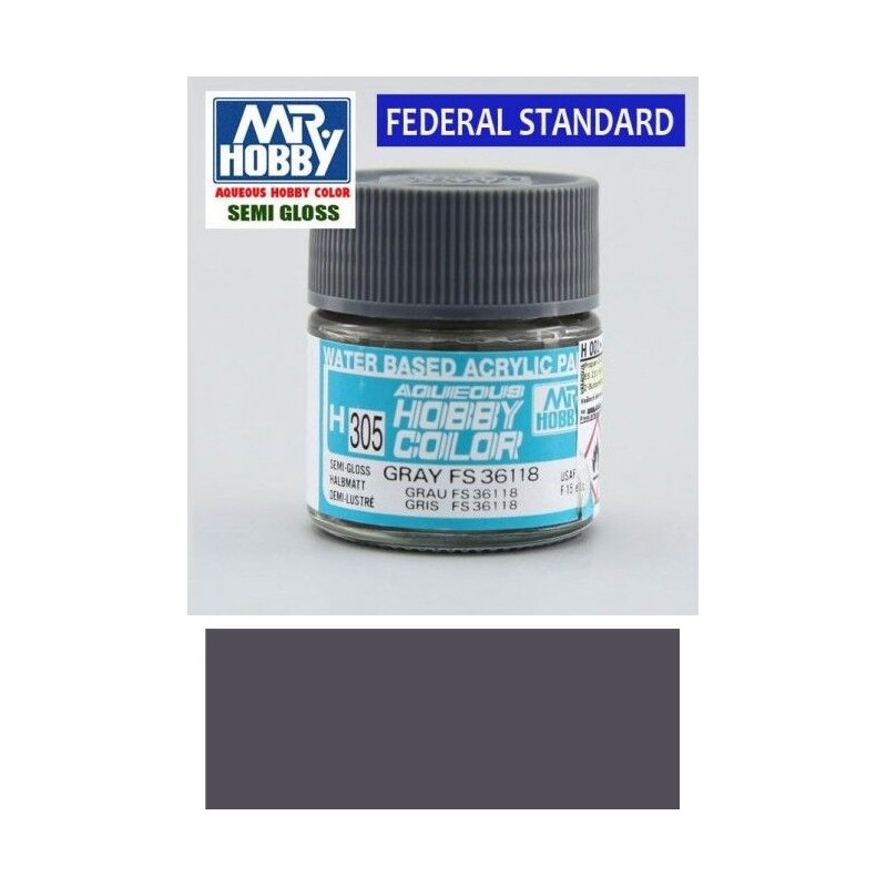 MR HOBBY : GRIS  FS36118  10 ml Acrilico
