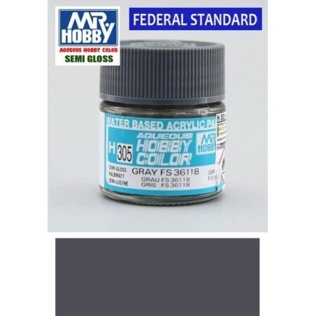 MR HOBBY : GRIS  FS36118  10 ml Acrilico