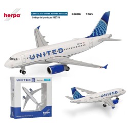 HERPA : A319 UNITED AIRLINES N877UA   escala 1:500