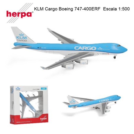 HERPA : B747-400 CARGO KLM   Escala 1:500