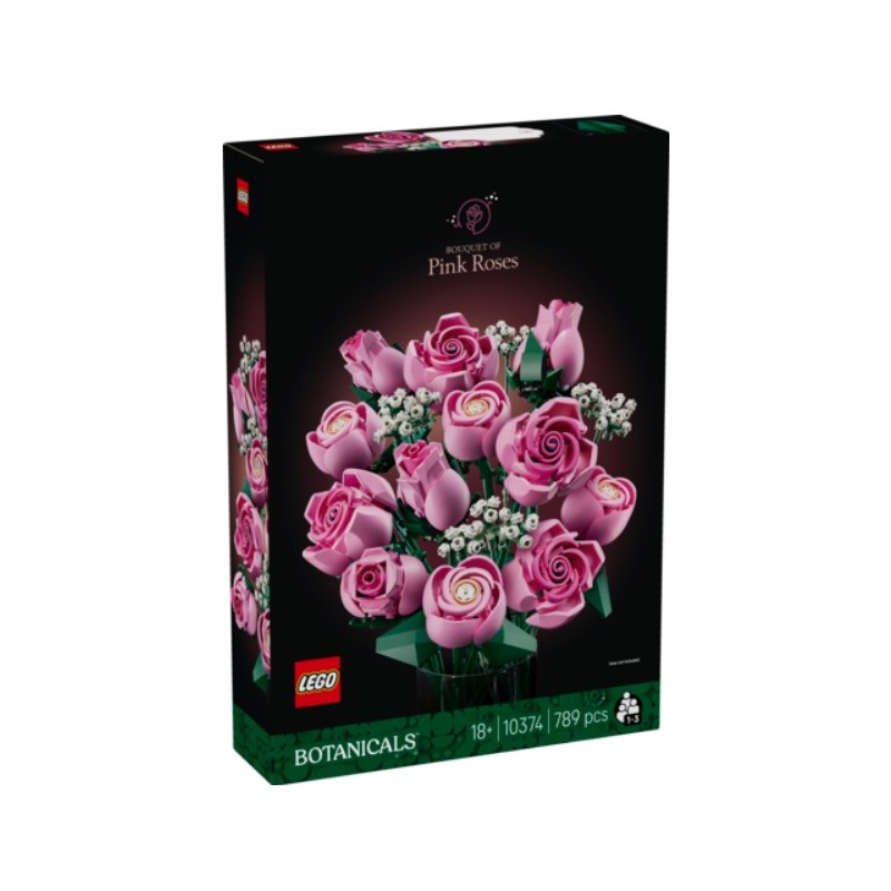 LEGO BOTANICALS : Ramo de Rosas Rosadas
