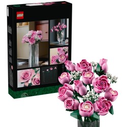 LEGO BOTANICALS : Ramo de Rosas Rosadas