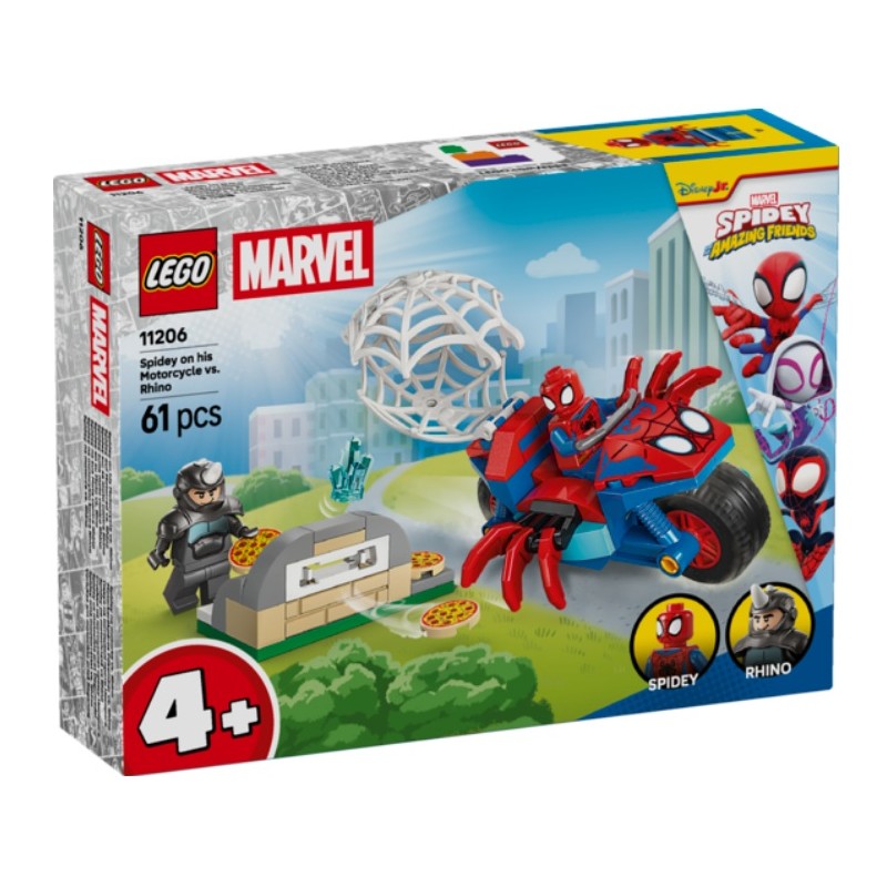 LEGO MARVEL : Spidey en su Moto vs. Rino