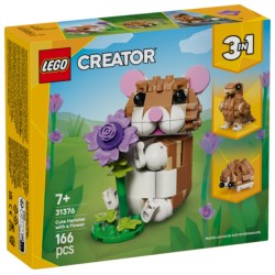 LEGO Creator 3en1 : Lindo Hámster con Flor