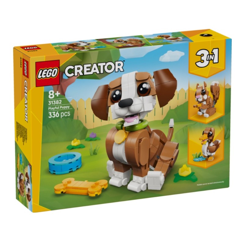 LEGO Creator 3en1 :  Simpáticos Animales: Cachorro Juguetón