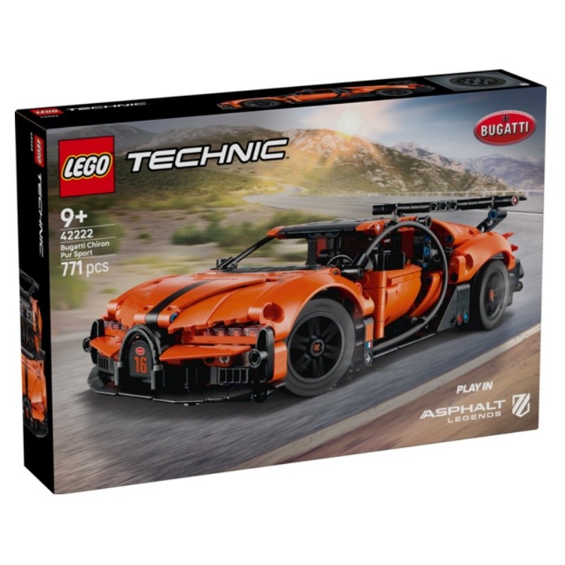  LEGO Technic : Hipercoche Bugatti Chiron Pur Sport (42222)