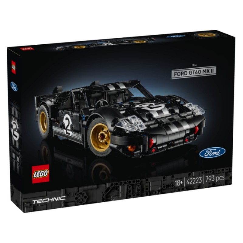  LEGO Technic : Coche de Carreras Ford GT40 MKII de 1966