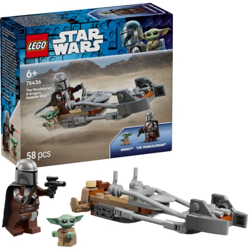 LEGO Star Wars : Moto Speeder del Mandaloriano y Grogu
