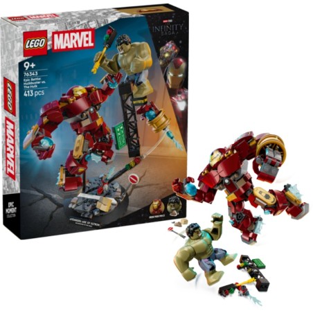 LEGO Marvel : Batalla Legendaria: Hulkbust Hulk y Iron Man