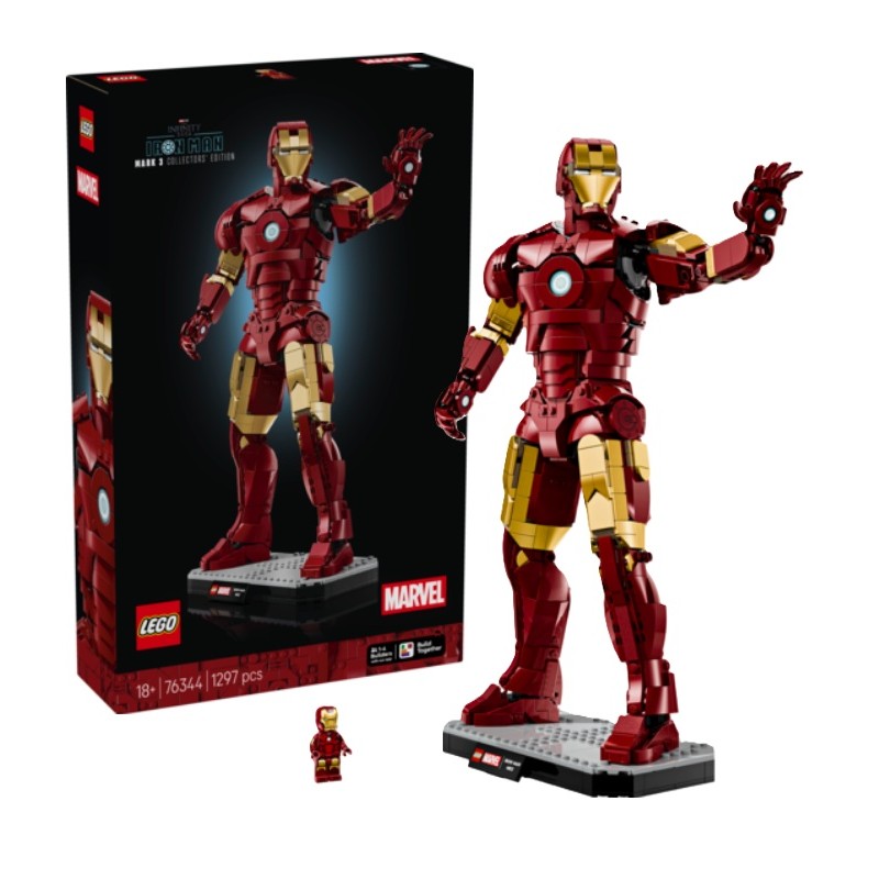 LEGO Marvel : Marvel Iron Man Mark 3: Edición para Coleccionistas (76344)