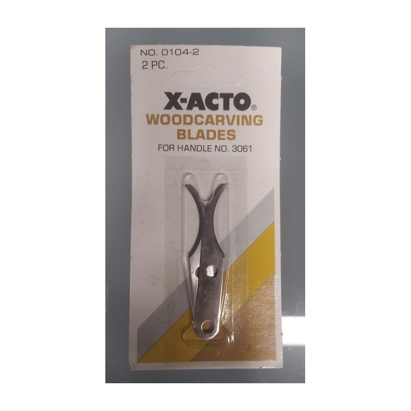 XACTO : CUCHILLAS TALLAR concavas 2 unidades