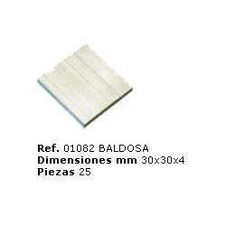 DOMUS KITS :  BALDOSA BLANCA 1.10 ( 25 unidades )