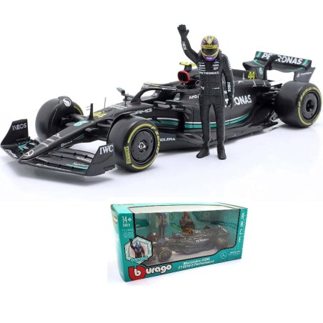 BURAGO : MERCEDES F1 W14 E HAMILTON  ESCALA 1:24