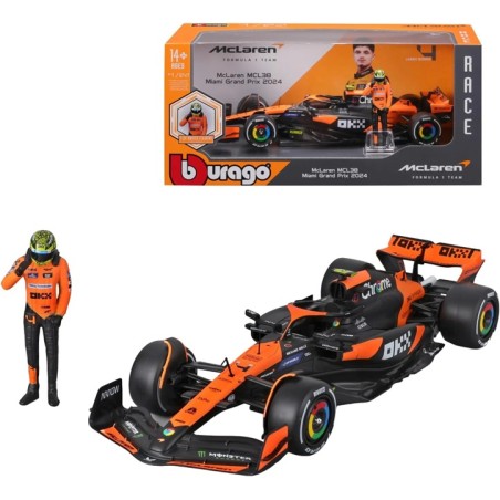BURAGO : MCLAREN F1 MCL38 2024 L.NORRIS  ESCALA 1:24