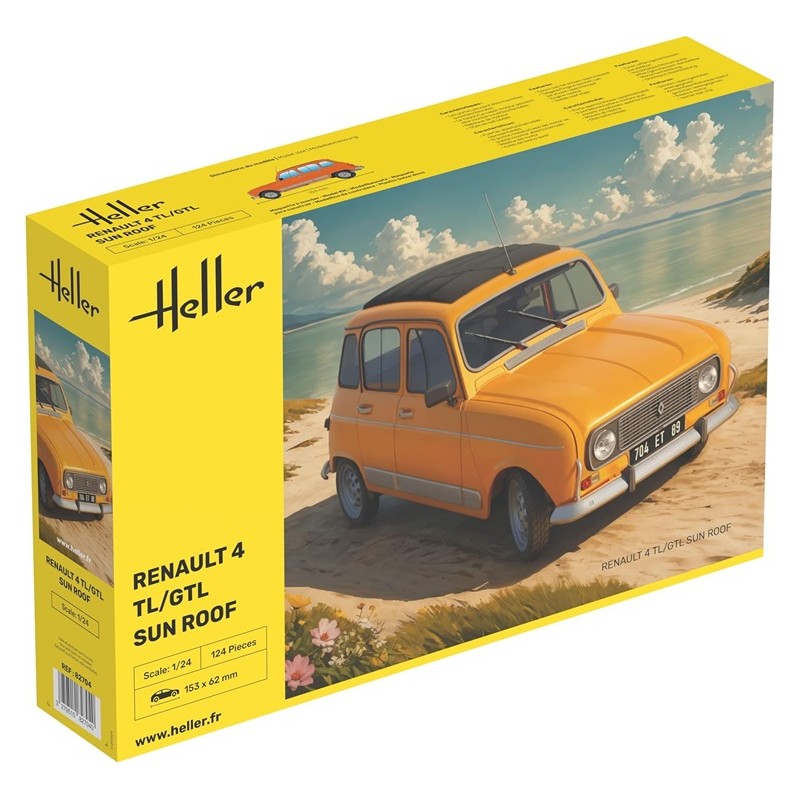 HELLER : KIT RENAULT 4 TL   escala 1:24