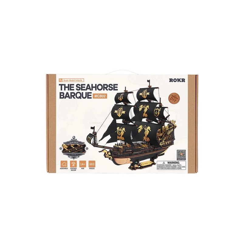 ROBOTIME ROKR : THE SEAHORSE BARCO