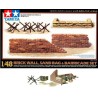 TAMIYA: SET BRICK WALLM - SAND BAG - BARRICADE  escala 1:48