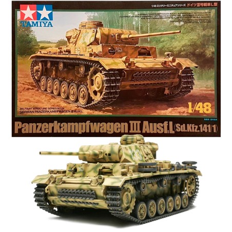 TAMIYA: GERMAN PANZERKAMPFWAGERN III AUSF. L escala 1:48