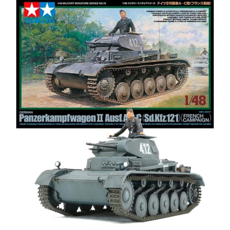TAMIYA: GERMAN PANZER II AUSF. ABC   escala 1:48