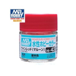 MR HOBBY : ROJO VINO 10 ml Acrilico