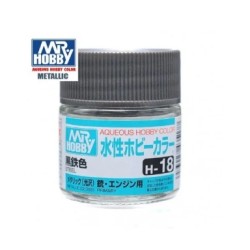 MR HOBBY : HIERRO - ACERO METALIZADO 10 ml Acrilico