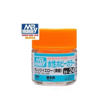 MR HOBBY : AMARILLO NARANJA BRILLO 10 ml Acrilico