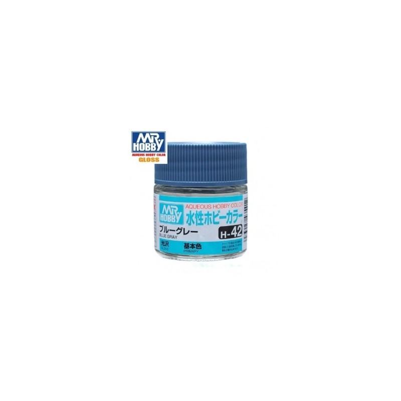 MR HOBBY : GRIS AZULADO BRILLO 10 ml Acrilico
