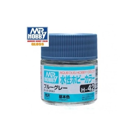 MR HOBBY : GRIS AZULADO BRILLO 10 ml Acrilico